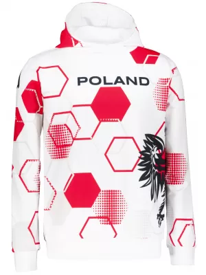 Premium cu hanorac funcțional pentru bărbați ALTISPORT VOJ/ALM036PL/MI01 HEXA-WH