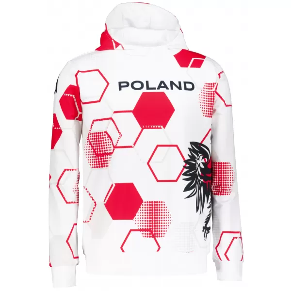  Premium cu hanorac funcțional pentru bărbați ALTISPORT VOJ/ALM036PL/MI01 HEXA-WH 
