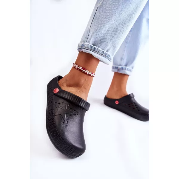  Papuci dama BIG STAR II275001 NEGRI Pantofi Big Star 