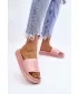 Papuci dama BIG STAR LL274425 ROZ Pantofi Big Star