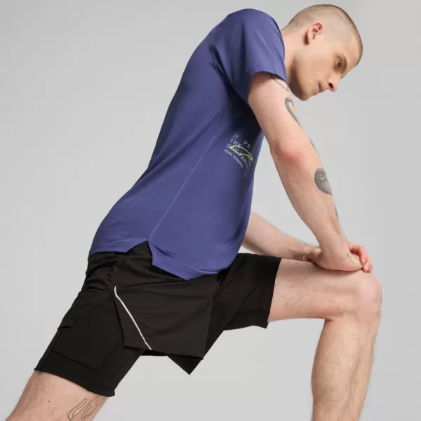  Pantaloni scurţi PUMA M RUN ULTRAWEAVE 2IN1 5"" SHORT​ 526635-01 NEGRU 