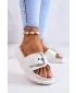 Papuci de modă pentru femei BIG STAR JJ274A309 WHITE Pantofi Big Star