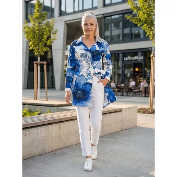  Jacheta pentru femei premium ALTISPORT VOJ/ALW102MI05 NAVY/ALB 