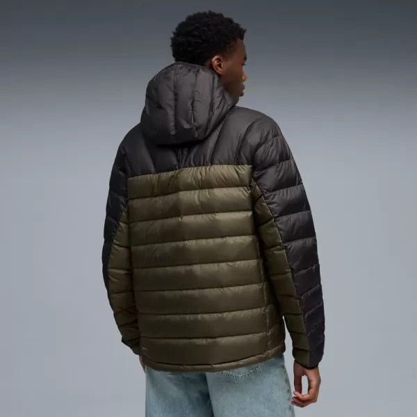  Jachetă pentru bărbați PUMA PACKLITE HOODED DOWN JACKET 685221-70 VERDE 