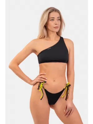 Costume de Baie Bikini Bandeau cu Un Umăr - Top 448 BLACK Nebbia