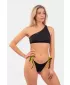 Costume de Baie Bikini Bandeau cu Un Umăr - Top 448 BLACK Nebbia