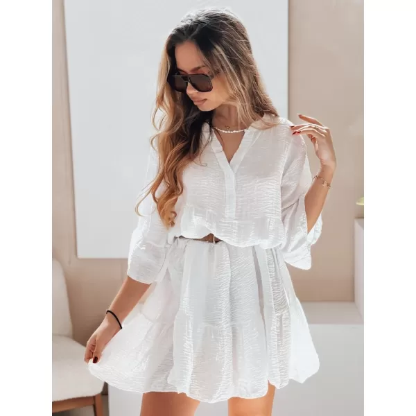  Rochie DSTREET LYVONNE EY2613 ALB 