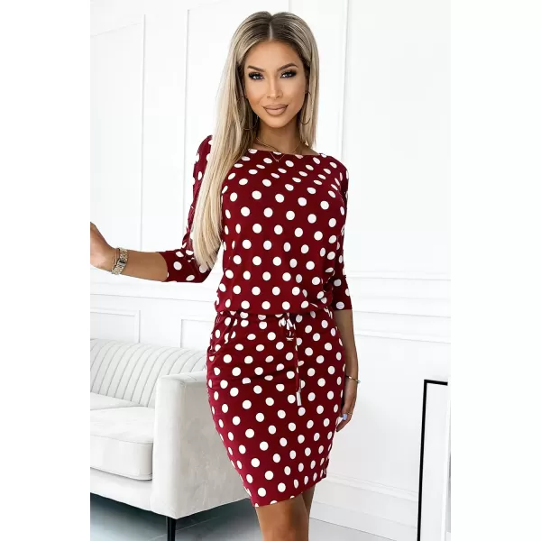  Rochie NUMOCO 13-164 BURGUNDIA 