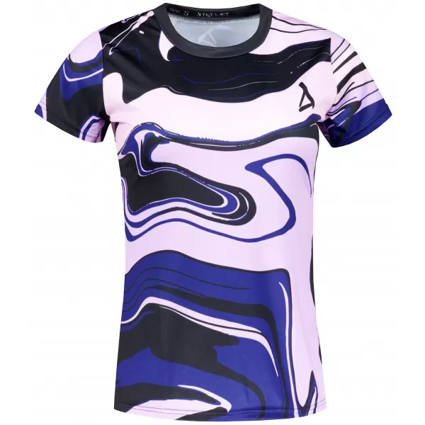  Tricou funcțional premium pentru femei ALTISPORT VOJ/ALW099TR01 MOV NEGRU 