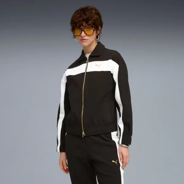  Geacă pentru doamne PUMA T7 RELAXED TRACK JACKET 632137-01 NEGRU 