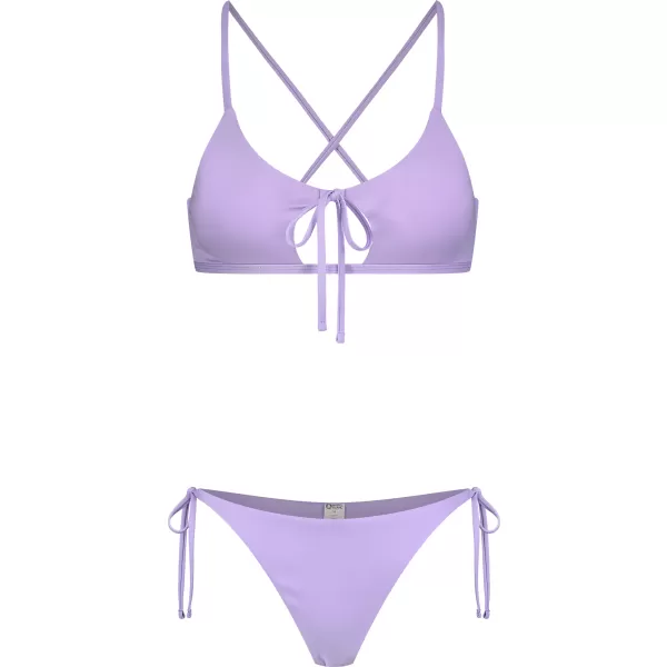  Bikini pentru femei - partea de sus NORDBLANC NBSSS8211 VIOLET 
