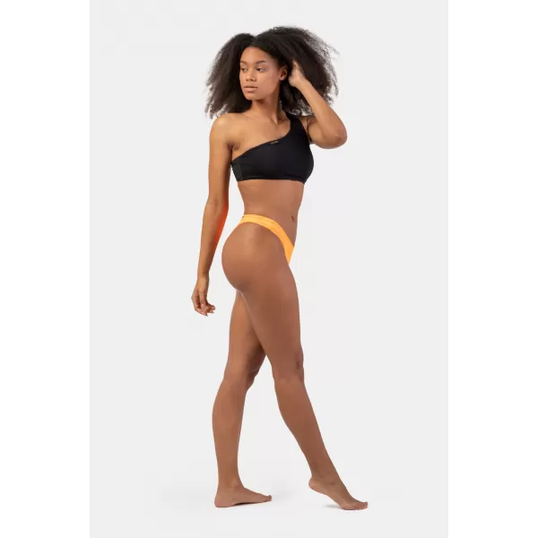  Bikini portocaliu în formă de V - fund înalt 455 ORANGE Nebbia 