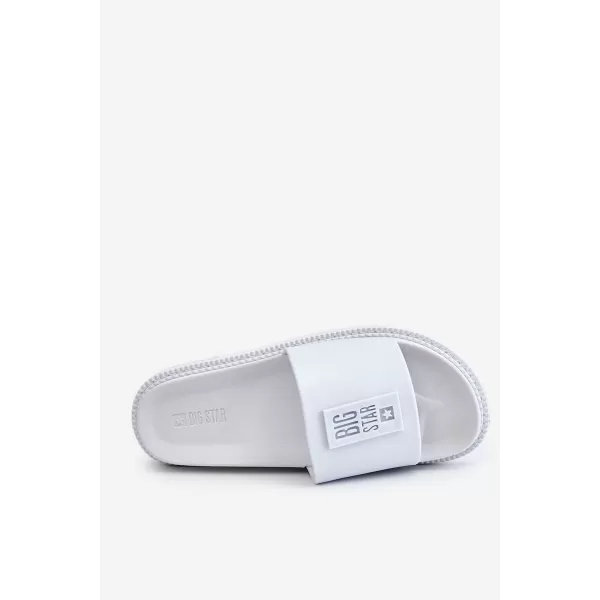  Papuci dama BIG STAR LL274428 WHITE Pantofi Big Star 