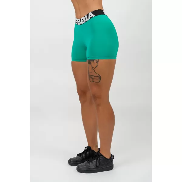  Pantaloni scurți fitness cu talie înaltă GLUTE PUMP 240 VERDE Nebbia 