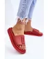 Papuci dama BIG STAR LL274430 RED Pantofi Big Star
