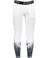 Jambiere sport lungi premium pentru bărbați ALTISPORT VOJ/ALM109LEG01 ALB
