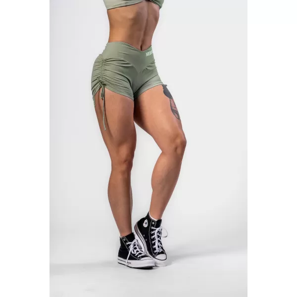  Pantaloni scurți push-up cu șireturi STRONG BEAUTY 429 LIGHT VERDE Nebbia 