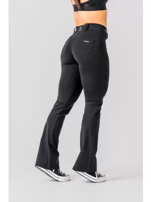 Jambiere evazate Bubble Butt 2.0 POWER LIFT 308 BLACK Nebbia