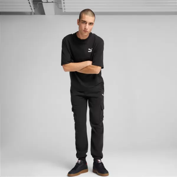  Piese pentru bărbați PUMA ESS CARGO PANTS FL CL 682656-01 NEGRU 