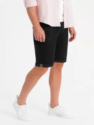 Pantaloni scurţi OMBRE OM-SRCS-0197 NEGRU