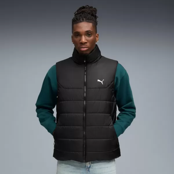 Jachetă pentru bărbați PUMA ESS PADDED VEST 685209-01 NEGRU 