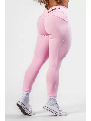 Jambiere modelante cu talie în formă de V STRONG BEAUTY 425 PINK Nebbia