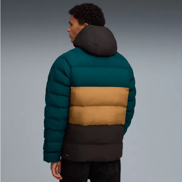  Jachetă pentru bărbați PUMA MONO HOODED JACKET 688367-75 VERDE 
