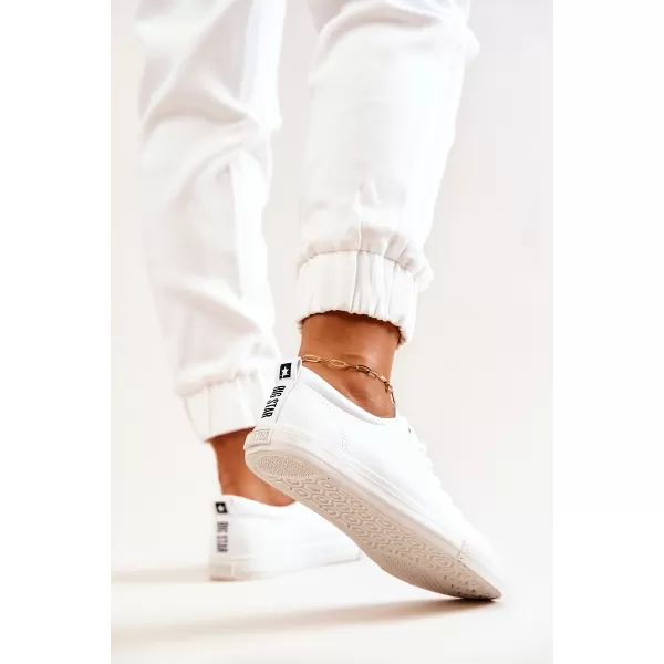  Tenisi de dama din piele BIG STAR JJ274311 WHITE Pantofi Big Star 
