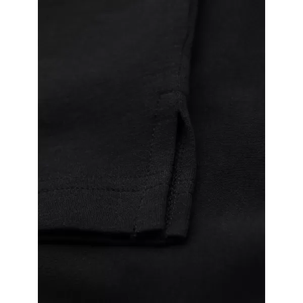  Tricou pentru bărbați OMBRE OM-POSS-0148 NEGRU 