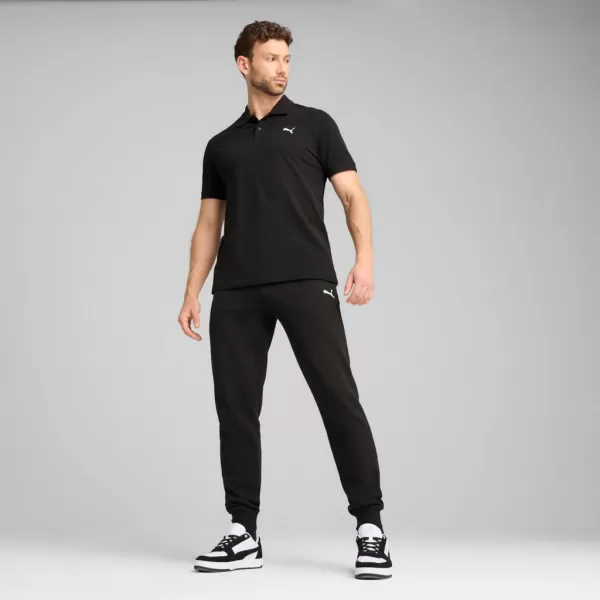  Piese pentru bărbați PUMA ESS SWEATPANTS FL CL 682614-01 NEGRU 