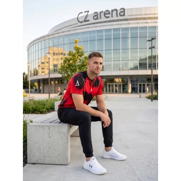  Premium funcțional pentru bărbați ALTISPORT VOJ/ALM113TR01 ROŞU 