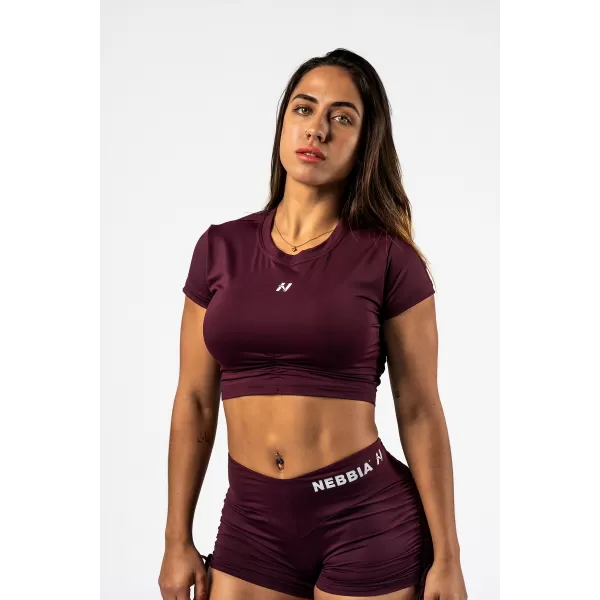  Crop top cu spatele deschis STRONG BEAUTY 430 DARK RED Nebbia 