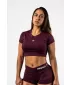 Crop top cu spatele deschis STRONG BEAUTY 430 DARK RED Nebbia