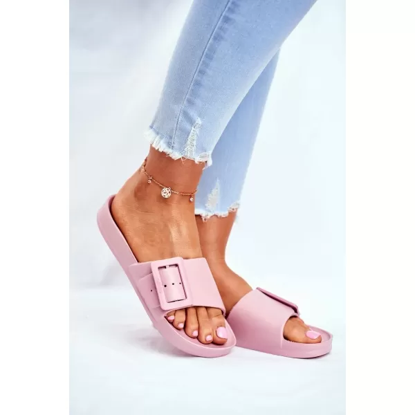  Papuci eleganti dama BIG STAR FF274A389 ROZ Pantofi Big Star 
