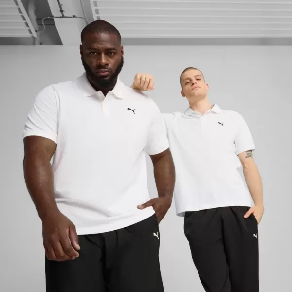  Mens t -thirt cu guler PUMA ESS PIQUE POLO 682554-02 ALB 