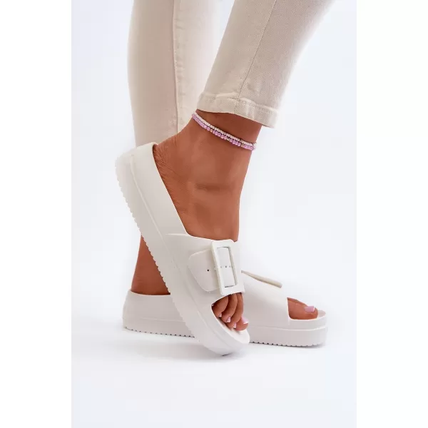  Papuci dama BIG STAR NN274A661 WHITE Pantofi Big Star 