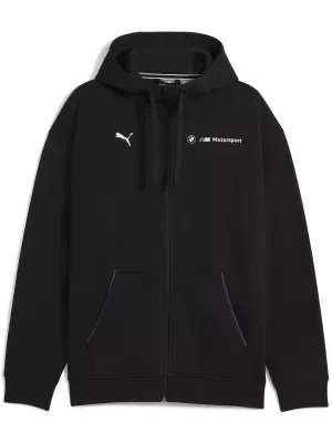 Panoul pentru bărbați PUMA BMW MMS ESS+ FZ HDED JACKET 630629_01 PUMA NEGRU