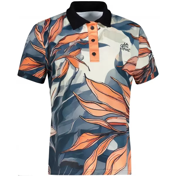  Tricou funcțional pentru femei cu guler premium ALTISPORT VOJ/ALW111TR05 PORTOCALE 