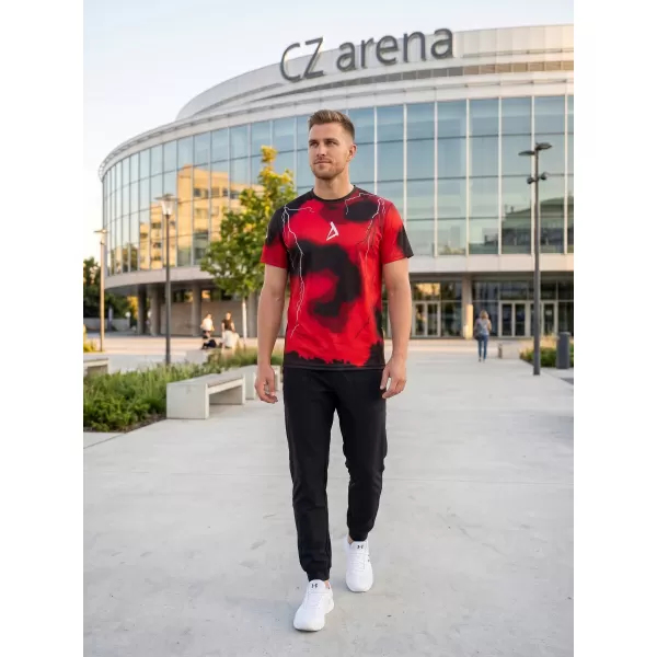  Premium funcțional pentru bărbați ALTISPORT VOJ/ALM113TR01 ROŞU 