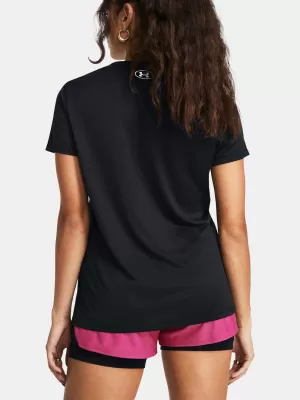 Tricou pentru femei UNDER ARMOUR TECH SSV- SOLID 1384229-001 NEGRU