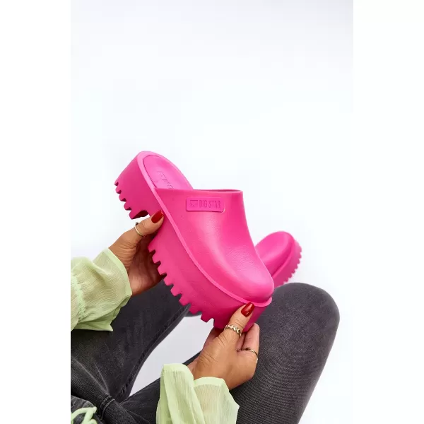  Papuci dama BIG STAR NN274019 ROZ Pantofi Big Star 
