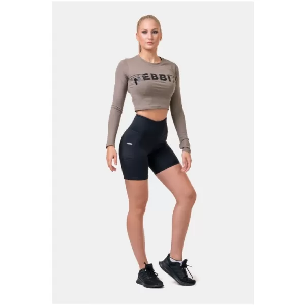  Pantaloni scurți de ciclism damă Fit & Smart 575 BLACK Nebbia 