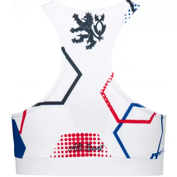  Premium de sutien sport funcțional pentru femei ALTISPORT VOJ/ALW036POD01 HEXA WHITE 