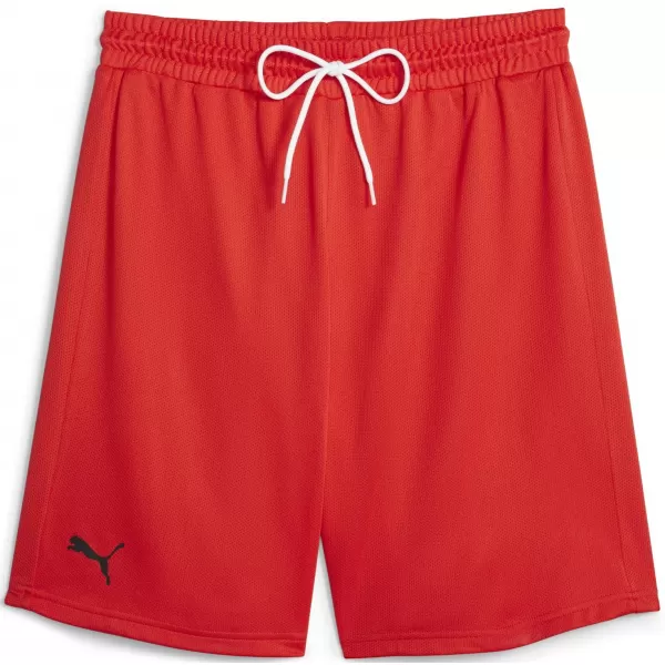 Pantaloni scurţi PUMA HOOPS TEAM PRACTICE SHORT 676641_03 PUMA RED 