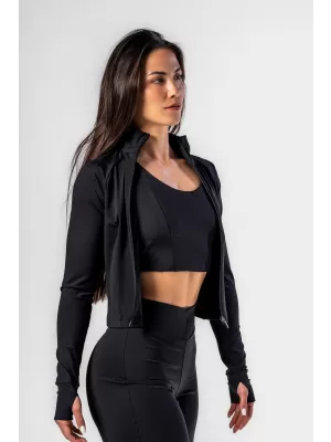 Trening Deni x Fitness cu fermoar 314 BLACK Nebbia