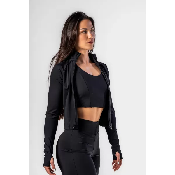  Trening Deni x Fitness cu fermoar 314 BLACK Nebbia 