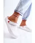 Papuci slip-on dama BIG STAR II275003 WHITE Pantofi Big Star