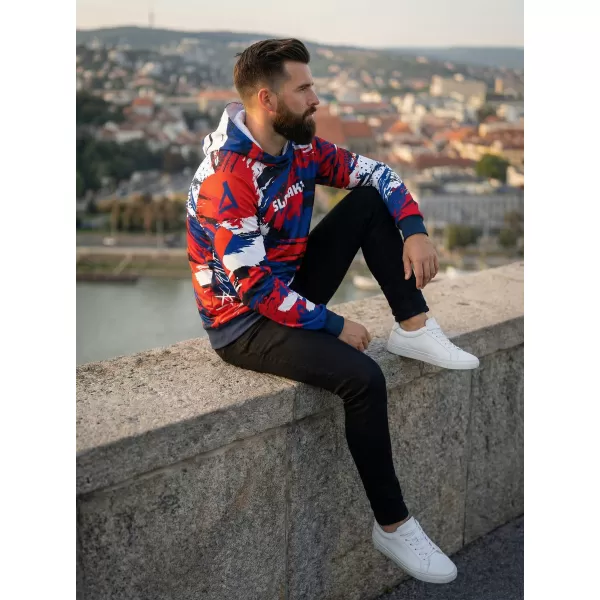  Premium cu hanorac funcțional pentru bărbați ALTISPORT VOJ/ALM036SL/MI01 SL 