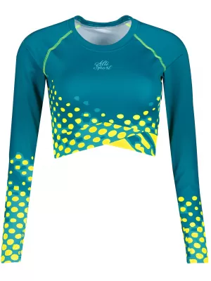 Premium de cultură funcțională pentru femei ALTISPORT VOJ/ALW109TR04 EMERALD/FLUO YELLOW