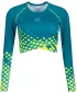 Premium de cultură funcțională pentru femei ALTISPORT VOJ/ALW109TR04 EMERALD/FLUO YELLOW